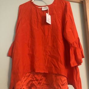 LaRoque One Size Orange Tunic NWT